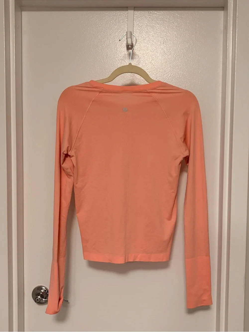 lululemon athletica Long-Sleeve Crew in Coral